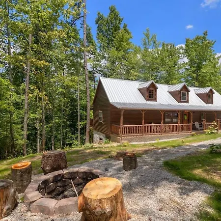 Private Cabin W King Bed And Private Hot Tub Rogers Exterior photo